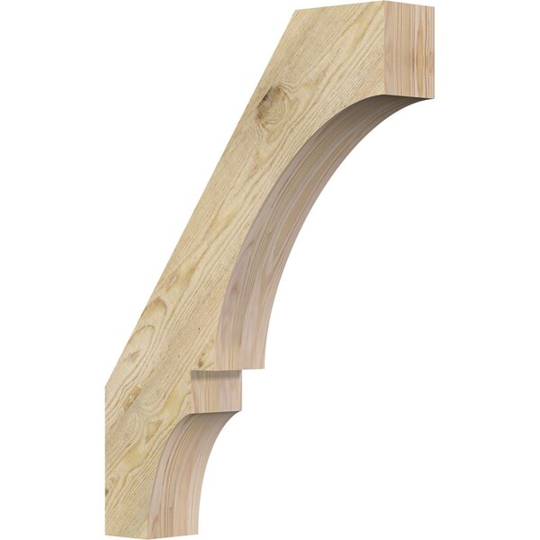 Ekena Millwork 4"W x 20"D x 28"H Balboa Rough Sawn Knee Brace, Douglas Fir BRC04X20X28BOA00RDF - main